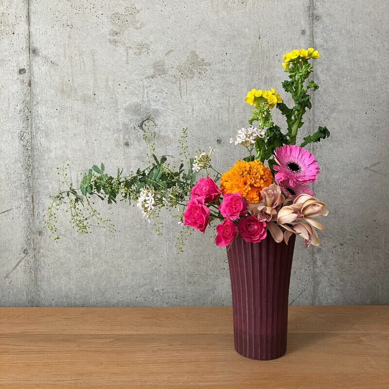 日本総合園芸のアレンジメント花材コースで届いたお花