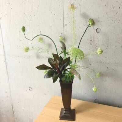 日本総合園芸の花の定期便スターターコースのお花が届いて5日後の様子